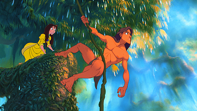 Imagem da notícia Se você pausar Tarzan neste exato minuto, um personagem quase invisível da Disney estará escondido em cena