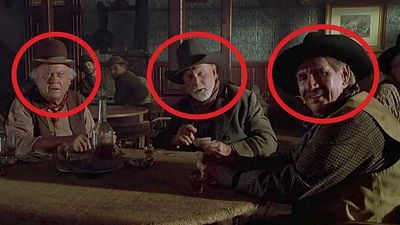 Imagem da notícia Se você pausar De Volta para o Futuro 3 neste minuto exato, verá 3 cowboys que são verdadeiras lendas do faroeste