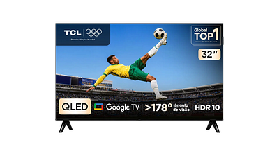 Imagem da notícia TV por menos de R$1 mil! Smart TV TCL 32” HD QLED aparece com desconto absurdo em loja oficial