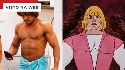 Imagem da notícia Zac Efron como He-Man? Ator de High School Musical surge irreconhecível em meme criado por artista brasileiro