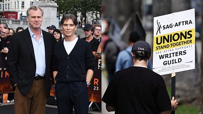 Imagem da notícia Greve dos atores: Como o tapete vermelho de Oppenheimer pode violar acordo no primeiro dia da paralisação