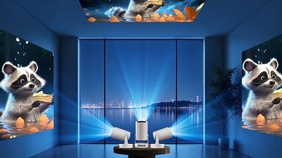 Imagem da notícia Leve o cinema para qualquer lugar: Projetor portátil 4K HY300 com excelente desconto