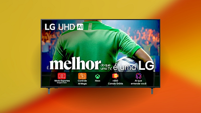 Imagem da notícia Smart TV grande e barata: LG 55” 4K com AI e Google Cast em promoção no Mercado Livre