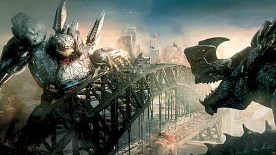 Imagem da notícia No streaming: Guillermo del Toro previu que em 2025 estaríamos lutando contra monstros dentro de robôs gigantes