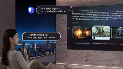 Imagem da notícia TV 4K com IA mais barata: Samsung Vision AI 43” QLED 2025 entra em promoção na Amazon