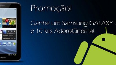 Imagem da notícia Promoção: Concorra a um Samsung Galaxy Tab 2 e 10 kits AdoroCinema!