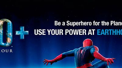 Imagem da notícia Homem-Aranha será embaixador da Hora do Planeta