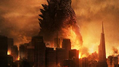 Belo cartaz de Godzilla sugere o ataque do monstro