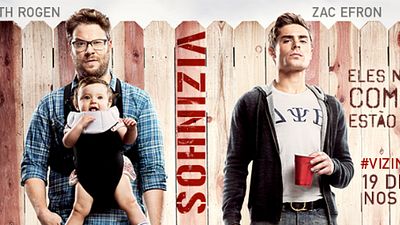 Imagem da notícia Exclusivo: Vídeo hilário da comédia Vizinhos mostra Zac Efron  em guerra contra Seth Rogen
