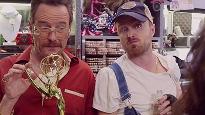 Imagem da notícia Bryan Cranston e Aaron Paul, de Breaking Bad, atuam juntos novamente em vídeo promocional do Emmy