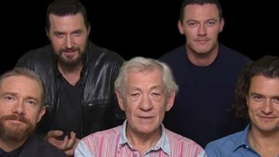 Ian McKellen e elenco de O Hobbit gravam vídeo para anunciar pré-estreia mundial do último filme