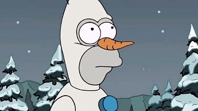 Imagem da notícia Abertura natalina de Os Simpsons parodia Frozen - Uma Aventura Congelante