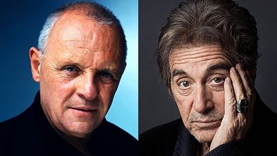 Imagem da notícia Anthony Hopkins e Al Pacino se encaram na primeira foto de Beyond Deceit