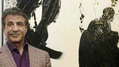 O que ele não faz? Sylvester Stallone exibe suas pinturas na França