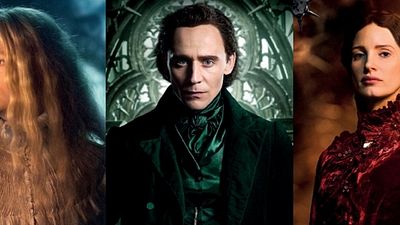 Imagem da notícia Tom Hiddleston, Mia Wasikowska e Jessica Chastain estampam os novos cartazes de A Colina Escarlate