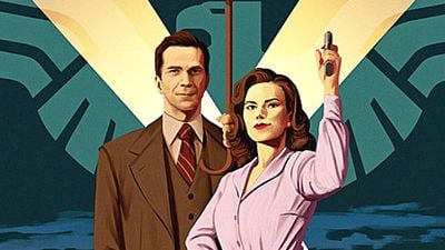 Imagem da notícia Agent Carter vira desenho em cartaz colorido