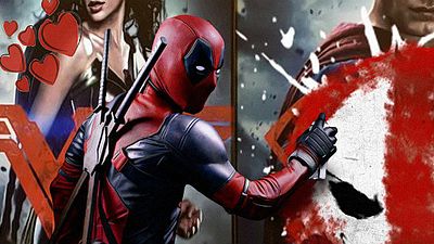 Imagem da notícia Mercenário Tagarela e sem noção: Deadpool picha cartaz de Batman vs Superman: A Origem da Justiça