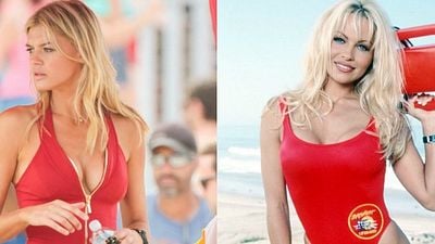 Imagem da notícia Baywatch: Imagens dos bastidores mostram Kelly Rohrbach usando o icônico maiô vermelho 