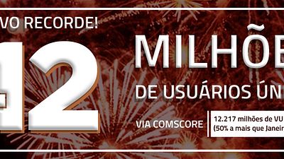 Imagem da notícia AdoroCinema ultrapassa a marca de 12 milhões de visitantes únicos em fevereiro