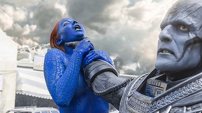 Imagem da notícia Cartaz de X-Men em que Apocalipse enforca a Mística é criticado por "fazer apologia à violência contra as mulheres"