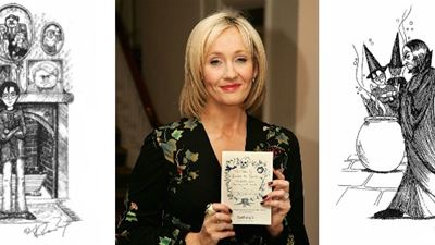 J.K. Rowling mostra seu talento oculto com ilustrações de Harry Potter