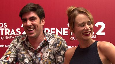 Imagem da notícia Os Penetras 2: Marcelo Adnet e Mariana Ximenes explicam a diferença entre humor no cinema e humor na TV