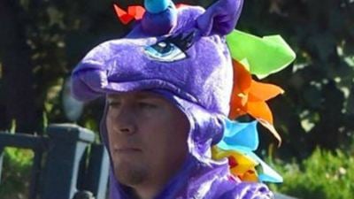 Channing Tatum se veste de unicórnio para a festa de Halloween da filha (e o resultado é hilário)