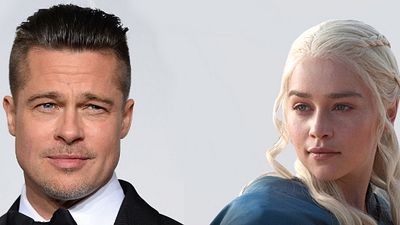 Imagem da notícia Brad Pitt ofertou 120 mil dólares para ver Game of Thrones ao lado de Emilia Clarke