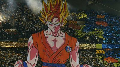 Imagem da notícia Paris Saint-Germain, time de Neymar, leva mosaico do Goku para jogo