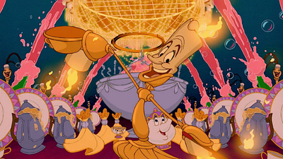 Imagem da notícia A Bela e a Fera: Vídeo raro mostra Angela Lansbury e Jerry Orbach gravando "Be Our Guest" para a animação clássica