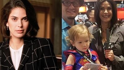 Imagem da notícia Comic-Con 2018: Teri Hatcher relembra os tempos de As Novas Aventuras do Superman fazendo cosplay de Lois Lane