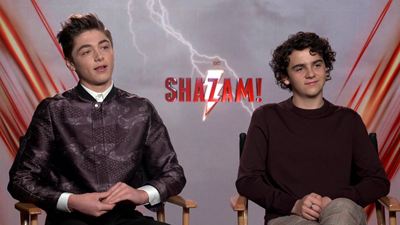 Shazam! Asher Angel e Jack Dylan Grazer revelam que Zachary Levi era o mais criança do set (Entrevista exclusiva)