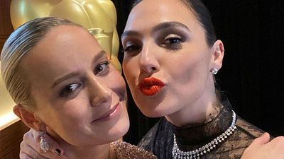 Imagem da notícia Brie Larson compartilha arte de fã com Capitã Marvel e Mulher-Maravilha