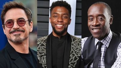 Robert Downey Jr. e Don Cheadle homenageiam Chadwick Boseman 