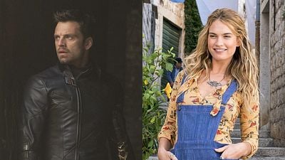 Imagem da notícia Astros da Marvel e da Disney, Sebastian Stan e Lily James surgem irreconhecíveis em série de TV