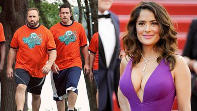 Imagem da notícia Gente Grande: Preconceito quase deixou Salma Hayek de fora do filme estrelado por Adam Sandler