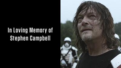 Imagem da notícia Quem é Stephen Campbell? The Walking Dead faz tributo a companheiro veterano que morreu