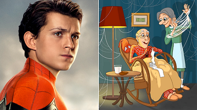 Imagem da notícia Homem-Aranha virou o "vovô do tricô"? Artista imagina heróis da Marvel se fossem idosos