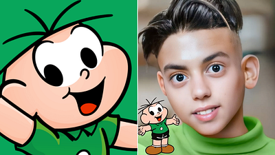 Imagem da notícia E se os personagens da Turma da Mônica fossem pessoas reais? Versões "live-action" de Cebolinha e Cascão impressionam