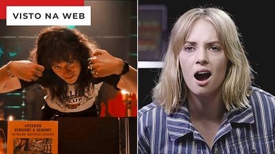 Imagem da notícia Stranger Things: Assim Maya Hawke e Joe Keery reagiram ao solo épico de Eddie na série