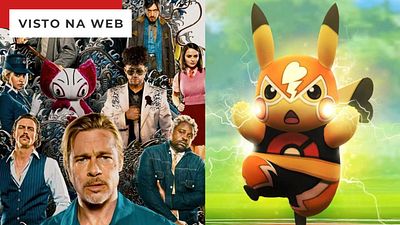 Imagem da notícia Trem-Bala: Filme de ação estrelado por Brad Pitt tem inspiração inusitada em Pokémon; entenda