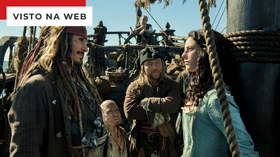 Imagem da notícia Johnny Depp impediu que uma mulher fosse escalada como vilã de Piratas do Caribe