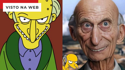 Imagem da notícia E se Os Simpsons fossem pessoas reais? Inteligência artificial mostra como seriam os personagens de carne e osso