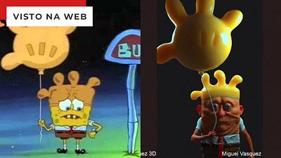 Artista imagina como seriam Bob Esponja e Patrick na vida real