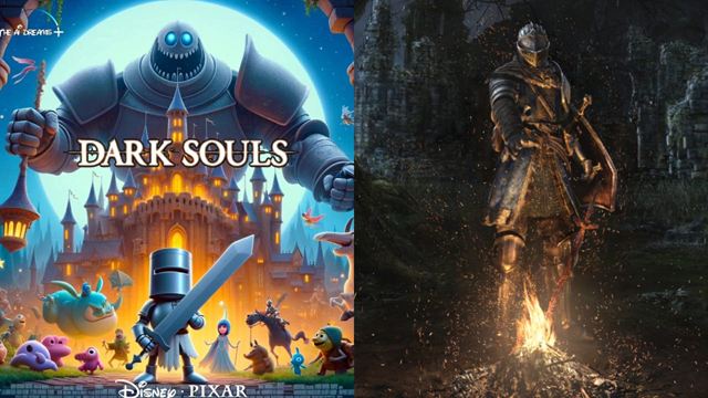 Dark Souls, Skyrim e mais: Inteligência artificial imagina clássicos do videogame como produções da Pixar e o resultado é impressionante