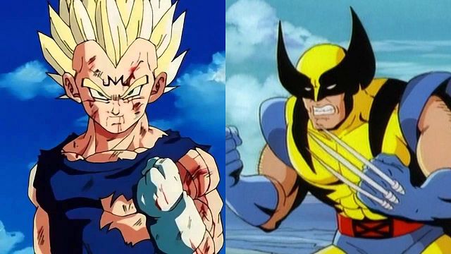 Imagem da notícia Vegeta como Wolverine? Assim ficariam os personagens de Dragon Ball Z se virassem X-Men
