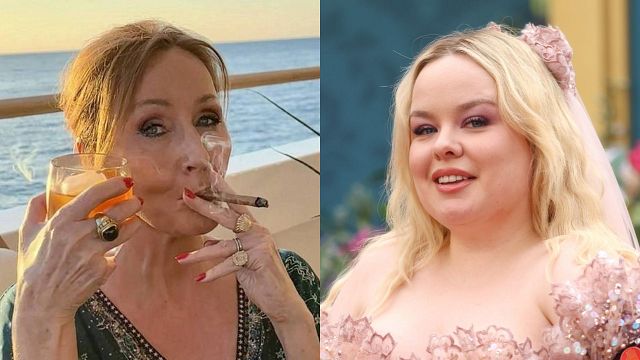 Imagem da notícia Após mais uma polêmica, atriz de Bridgerton detona J.K. Rowling e afirma que passará longe da nova série Harry Potter: "Não tocaria nela nem com uma vara"