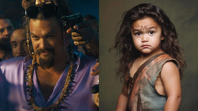 Imagem da notícia Se os personagens de Velozes & Furiosos fossem bebês, Dwayne Johnson ficaria muito fofo de cabelo; veja imagens