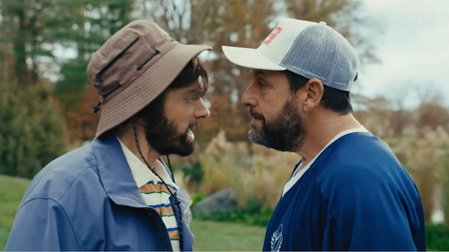 Imagem da notícia "Eu não queria desperdiçar o tempo dele": Como Adam Sandler conseguiu que Eminem aparecesse em Um Maluco no Golfe 2