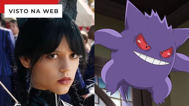 Imagem da notícia Gengar, vai! Artista imagina Wandinha e Enid no universo Pokémon - e elege quais monstrinhos cada personagem teria